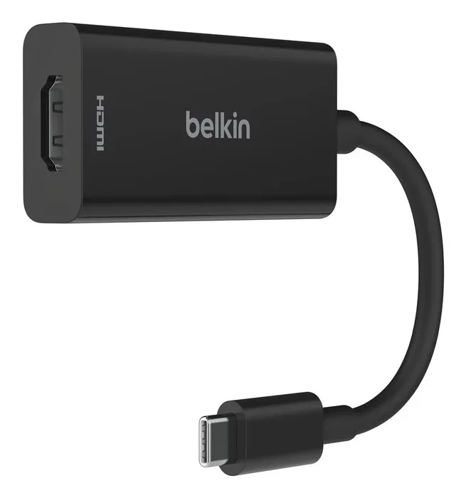 Belkin AVC013BTBK Cable Adaptador USB-C a HDMI 2.1, 8K a 144Hz, 2m, Conector USB-C Macho a HDMI Hembra, Negro