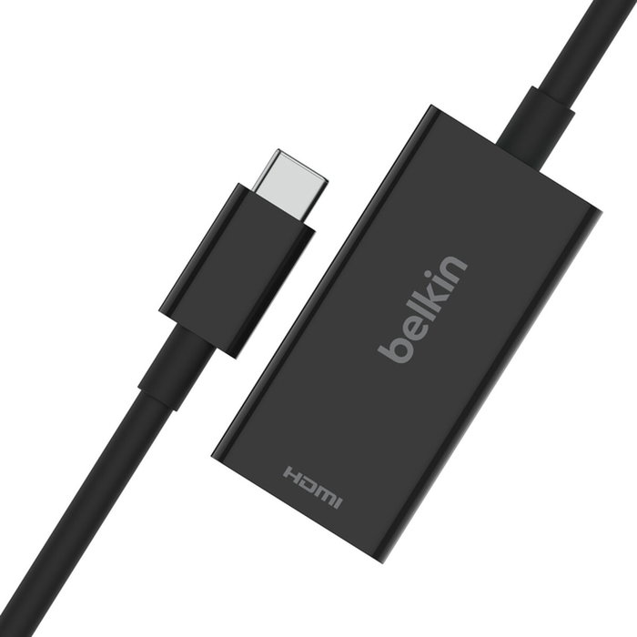 Belkin Cable USB-C a HDMI 2.1 AVC013BTBK 2m Negro - Transmisión de Vídeo 8K, Audio y Carga para Portátiles, Tabletas y Smartphones Belkin Cable USB-C a HDMI 2.1 AVC013BTBK 2m Negro - Transmisión de Vídeo 8K, Audio y Carga para Portátiles, Tabletas y Smartphones