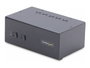 StarTech P2DD46A2-KVM-SWITCH Switch KVM de 2 puertos para 2 monitores DisplayPort 4K 60Hz