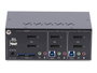 StarTech P2DD46A2-KVM-SWITCH Switch KVM de 2 puertos para 2 monitores DisplayPort 4K 60Hz