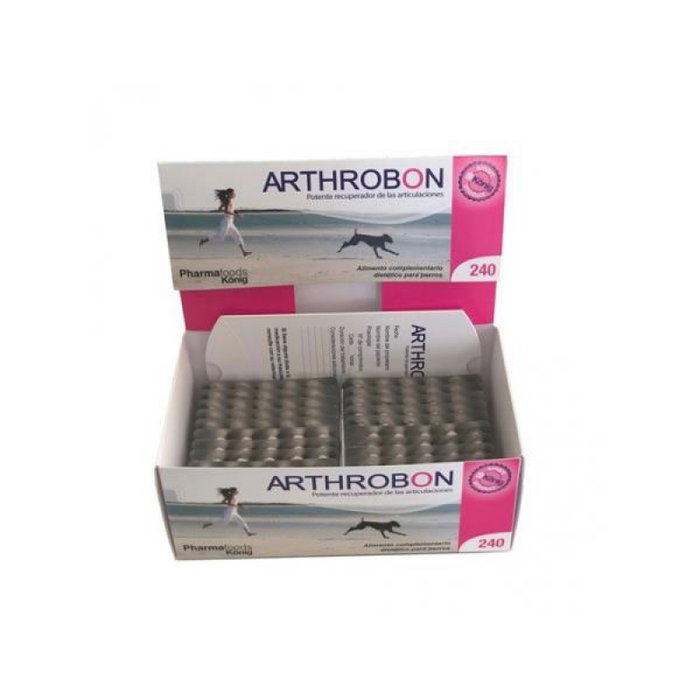 König Arthrobon 240 Comprimidos Regenerador Articular para Perros König Arthrobon 240 Comprimidos Regenerador Articular para Perros