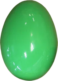 TANGA Huevo Shaker De Madera Verde