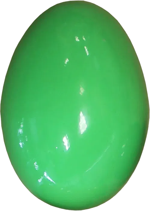 TANGA Huevo Shaker De Madera Verde