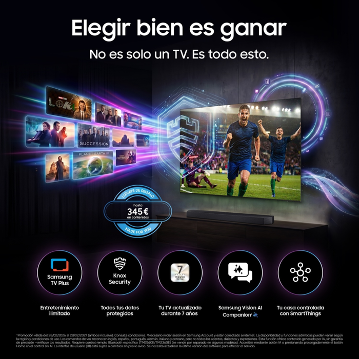 Samsung Micro RGB R85H 55'' 4K Smart TV