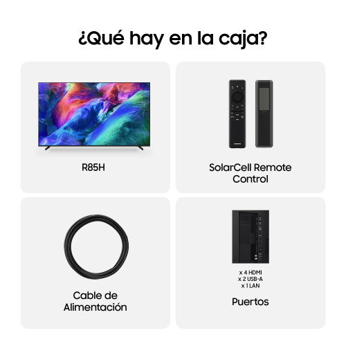 Samsung Micro RGB R85H 55 pulgadas 4K Smart TV Titan Black