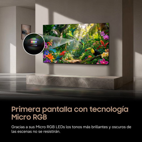 Samsung Micro RGB R85H 55 pulgadas 4K Smart TV Titan Black
