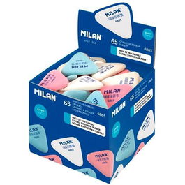 Milan Goma Miga De Pan Flexible Triangular Pequeña Caja Expositora 65 Unidades