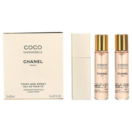CHANEL COCO MADEMOISELLE EAU DE TOILETTE 3X20ML 60 ML