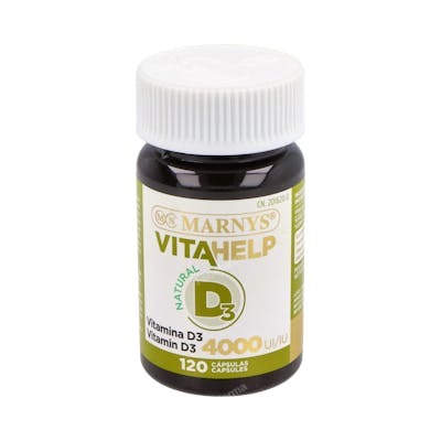 MARNYS Vitamina D3 4000 UI VITAHELP 120 cápsulas