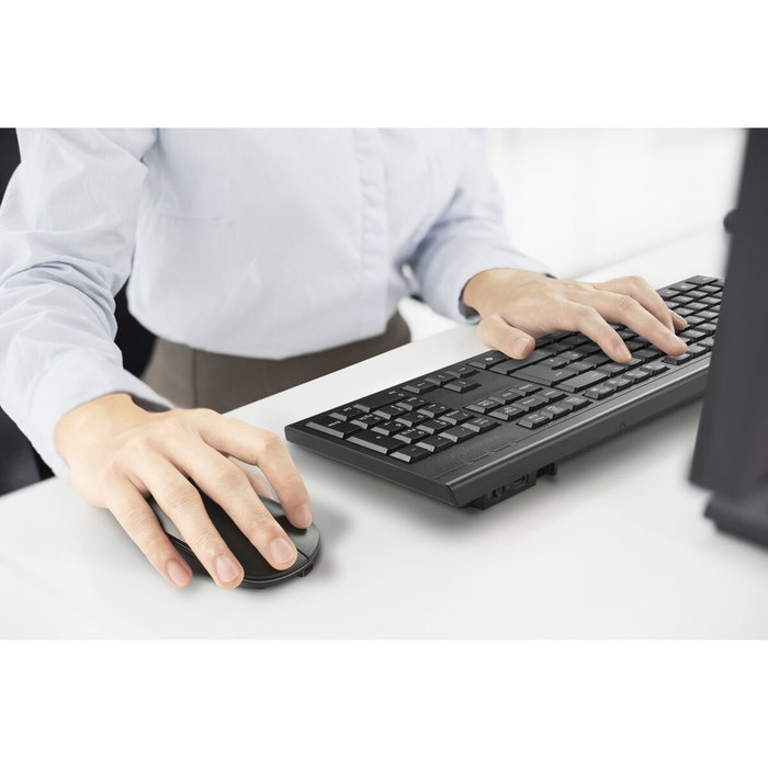 Kensington Kit de teclado y ratón recargable KM270 EQ Negro