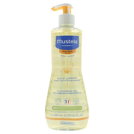 Mustela Aceite de Baño y Ducha para Piel Seca 500 ml