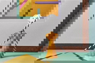 Alessi AM01 DY Anna G. Sacacorchos de Resina Amarillo