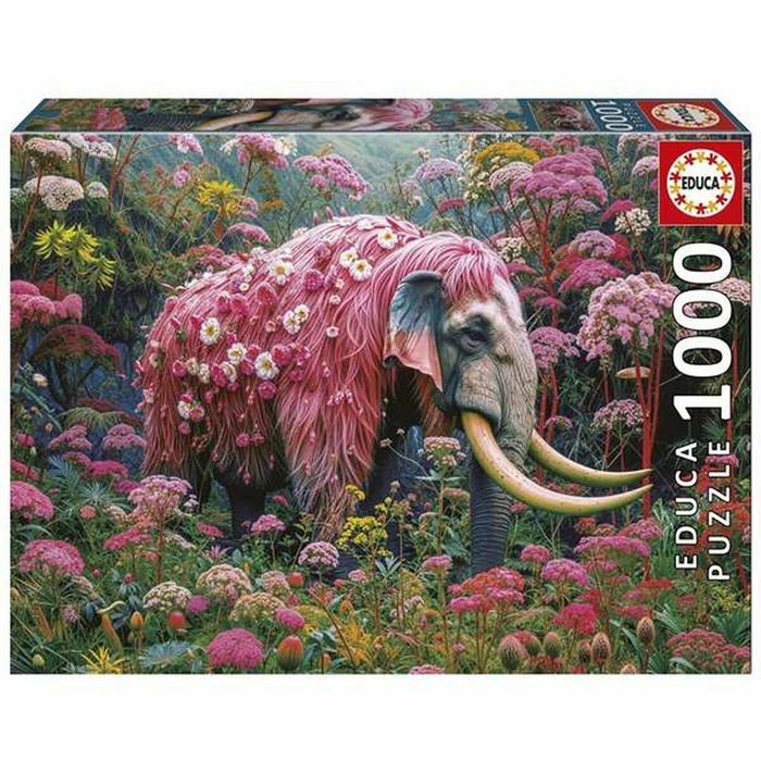 Educa Puzzle 1000 piezas Elefante Floral Educa Puzzle 1000 piezas Elefante Floral