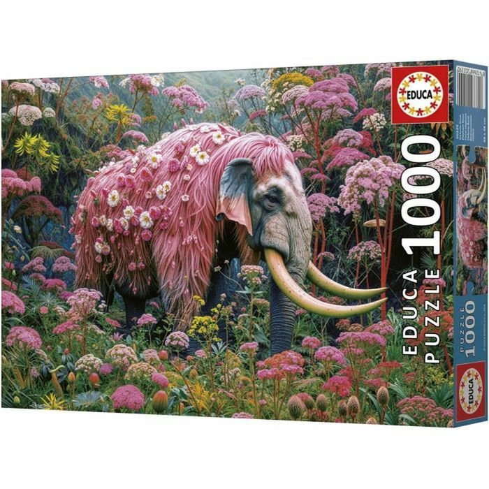 Educa Puzzle 1000 piezas Elefante Floral Educa Puzzle 1000 piezas Elefante Floral