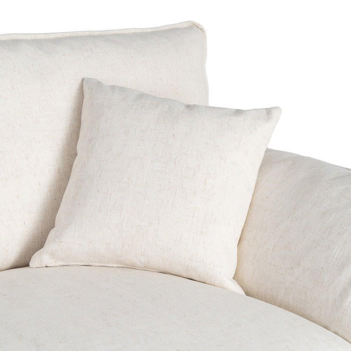 Sofá 2 Plazas Crema Tejido 178 X 101 X 71 cm