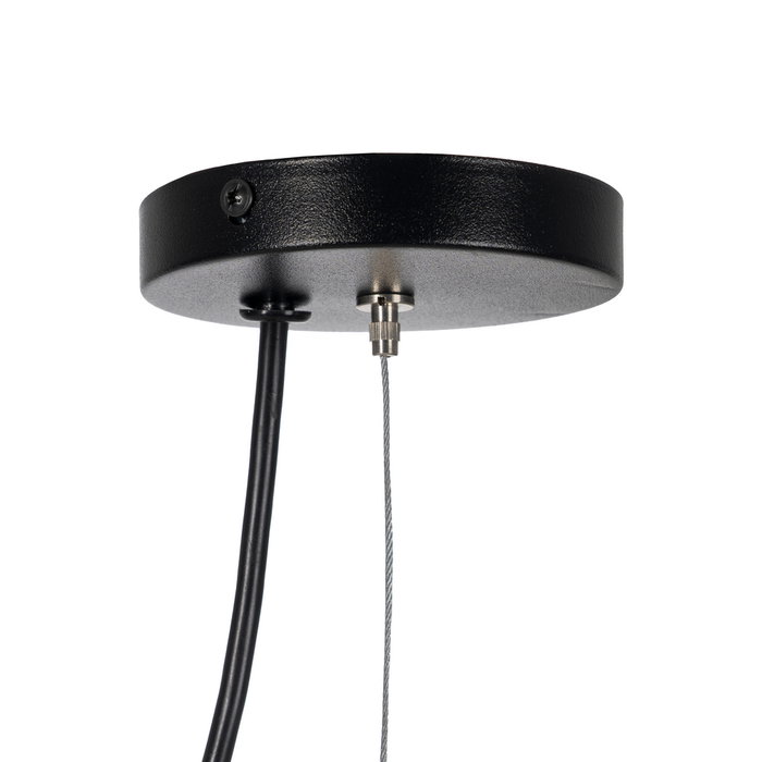 Lámpara Techo Beige Papel-Metal 62,50 X 62,50 X 20 cm