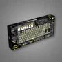 Blade Gaming BATPCKEY Teclado Mecánico Gaming Batman TKL QWERTY FR - Retroiluminación LED 9 Modos, Anti-Ghosting, Cable Trenzado 1.8m, Compatible PC/Mac/PS5/Switch/Xbox