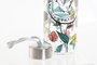 DKD Home Decor Botella Tropical Wild&free Borosilicato Inox Pack 6 Unidades 550ml 6.5 x 23 x 6.5 cm
