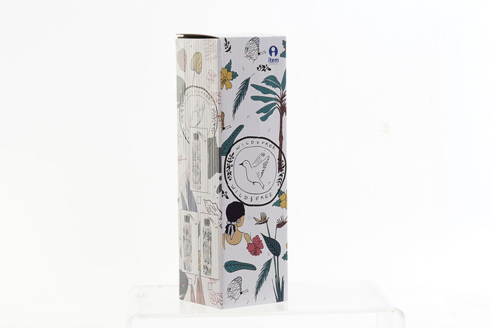 DKD Home Decor Botella Tropical Wild&free Borosilicato Inox Pack 6 Unidades 550ml 6.5 x 23 x 6.5 cm