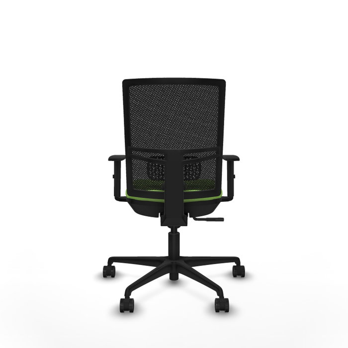 PIQUERAS Y CRESPO Silla de oficina Yunquera con mecanismo Sincro, Tela Pistacho y Malla Negra PIQUERAS Y CRESPO Silla de oficina Yunquera con mecanismo Sincro, Tela Pistacho y Malla Negra