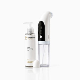 Pack Hidrolimpiador Facial de Impurezas Recargable y Gel Limpiador Facial Rice Joypure 200 ml InnovaGoods