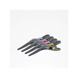 Bifull Pinzas de Separación Negras con Detalles de Color 10cm (Pack 4 Unidades)