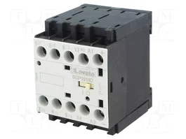 LOVATO ELECTRIC Contactor BG 3-polar 9A 24VDC