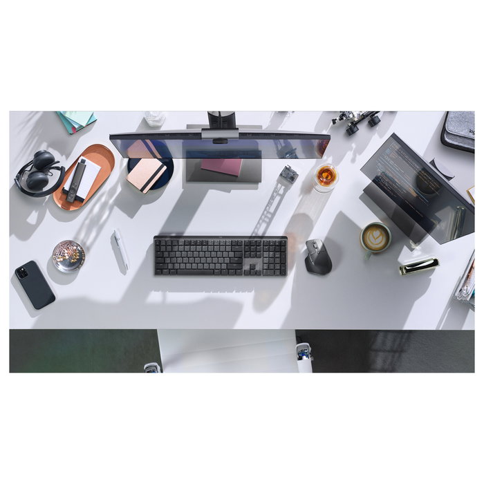 Logitech MX MASTER 3S Ratón Inalámbrico de Alto Rendimiento, 8000 DPI, Seguimiento sobre Cristal, Ergonómico, Bluetooth, Grafito