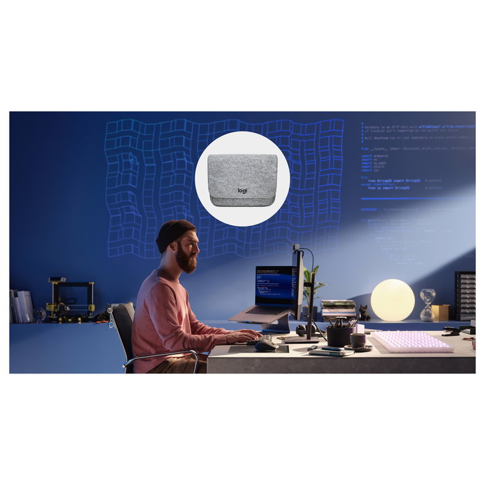 Logitech MX MASTER 3S Ratón Inalámbrico de Alto Rendimiento, 8000 DPI, Seguimiento sobre Cristal, Ergonómico, Bluetooth, Grafito