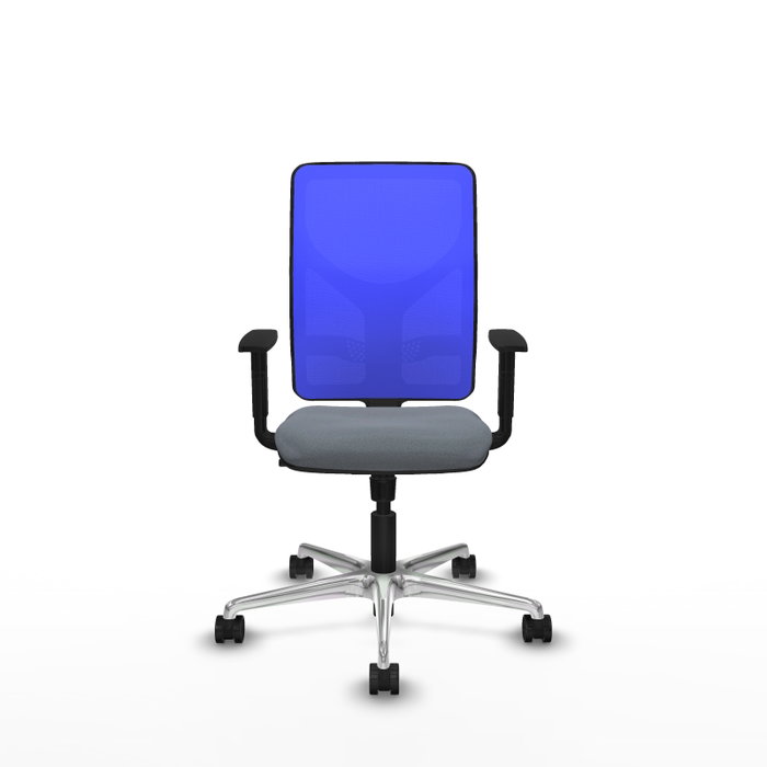 PIQUERAS Y CRESPO Silla de oficina Motilla con Mecanismo Sincro, Gris y Azul PIQUERAS Y CRESPO Silla de oficina Motilla con Mecanismo Sincro, Gris y Azul