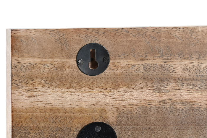 DKD Home Decor Perchero de Pared Tropical Multicolor 5 x 18 x 38 cm (2 Unidades)