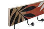 DKD Home Decor Perchero de Pared de Hojas Multicolor