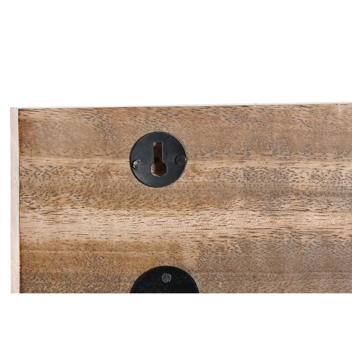 DKD Home Decor Perchero de Pared de Hojas Multicolor