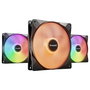 be quiet! Light Wings LX BL130 140 mm Pack de 3 ventiladores PWM de alta velocidad en negro