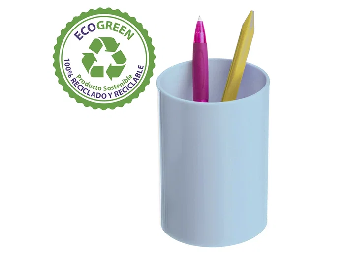 Archivo 2000 Portalápices Ecogreen Azul Pastel