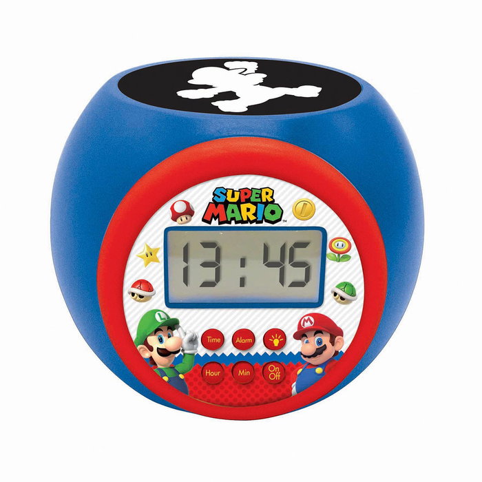 LEXIBOOK Reloj despertador Super Mario Bros con proyector LEXIBOOK Reloj despertador Super Mario Bros con proyector