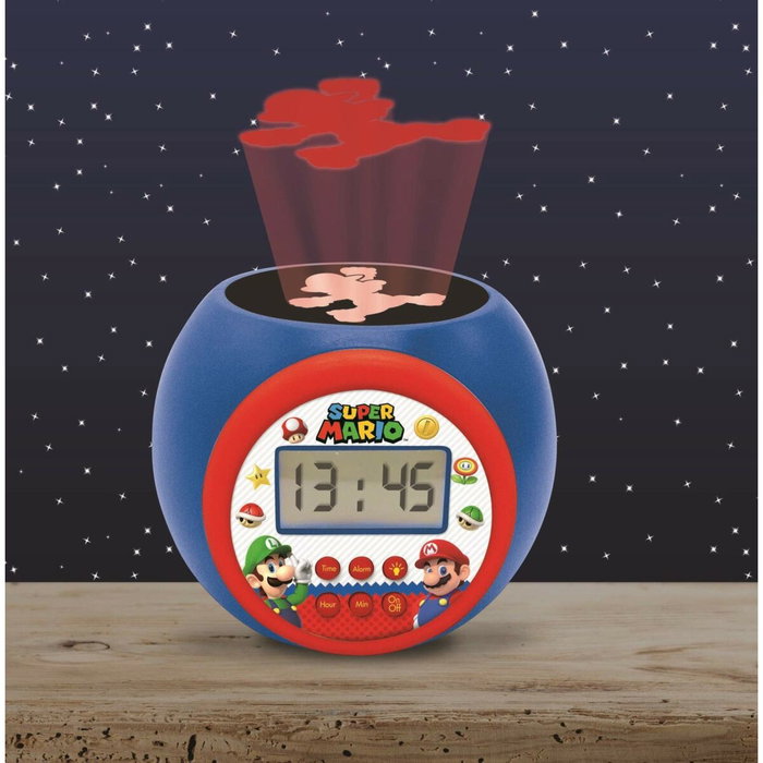 LEXIBOOK Reloj despertador Super Mario Bros con proyector LEXIBOOK Reloj despertador Super Mario Bros con proyector