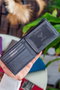 Zoozie Bags Arsenal Cartera de Piel para Hombre, Color Antracita, RFID