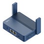 Cudy AX3000 Router Wi-Fi 6 (802.11ax) 2.5G Ethernet Portátil con Puerto USB, VPN y Antenas Externas, Color Azul