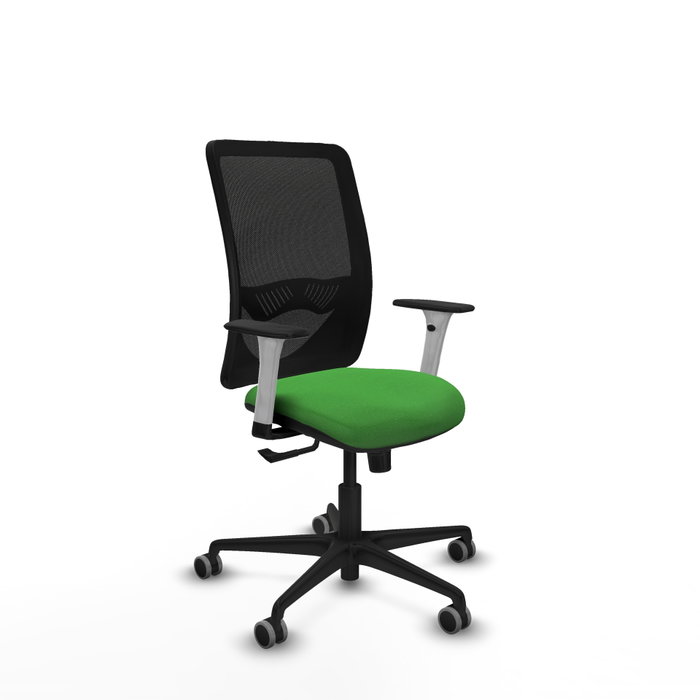 PIQUERAS Y CRESPO Silla de oficina Zulema con mecanismo Sincro, Verde y Negro PIQUERAS Y CRESPO Silla de oficina Zulema con mecanismo Sincro, Verde y Negro