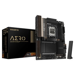 Gigabyte X870E AERO X3D DARK WOOD con acabado Dark Wood, socket AM5 y DDR5