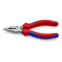 Knipex Alicates Universales en Punta 145 mm, 16 mm Cable Cobre, 3 mm Alambre Semiduro, Cromado/Rojo/Azul