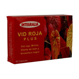 Integralia Vid Roja Plus 60 Cápsulas, Indicado para Problemas de Tránsito Sanguíneo