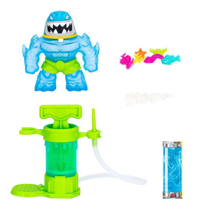 Bandai Goo Jit Zu Hero Creator - Set Interactivo Figura Thrash, Juego para Crear Tu Héroe, Rellena y Personaliza, Material Elástico, Recomendado +4 Años