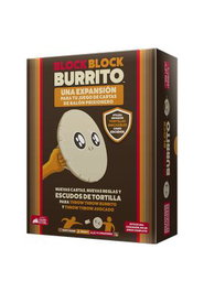 Exploding Kittens Juego de Mesa Block Block Burrito Extensión con Tortillas Hinchables y Cartas, Edad 7+, Español, EKITTB03ES