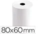 Q-connect Rollo Sumadora Térmico 80 mm Ancho x 60 mm Diámetro Sin Bisfenol A