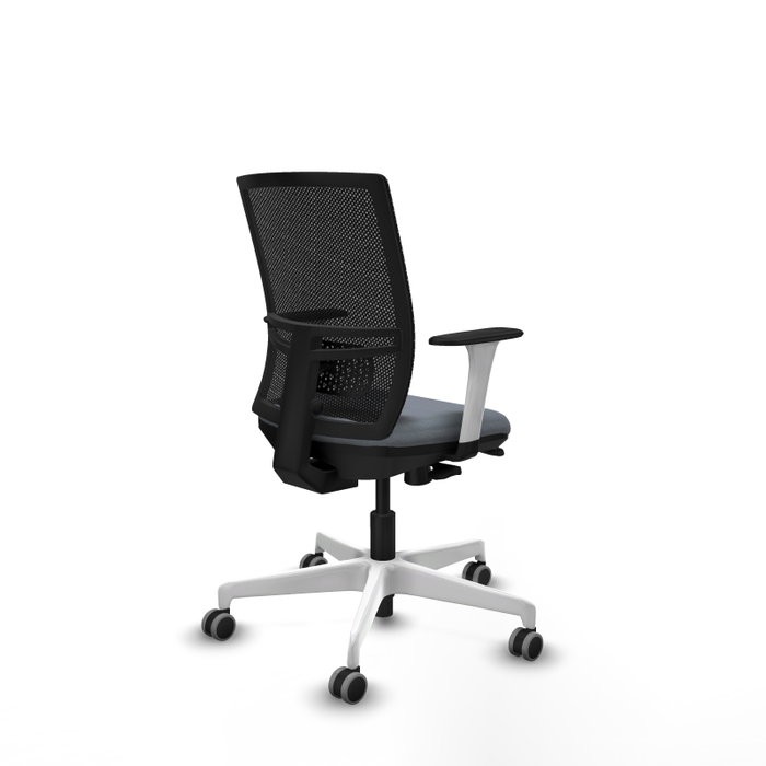 PIQUERAS Y CRESPO Silla de oficina Yunquera con mecanismo Sincro/Traslack, Gris y Negro PIQUERAS Y CRESPO Silla de oficina Yunquera con mecanismo Sincro/Traslack, Gris y Negro