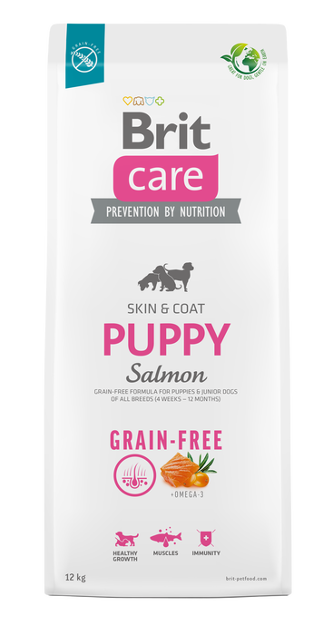 Brit Care Dog Puppy Grain Free Salmon 12kg