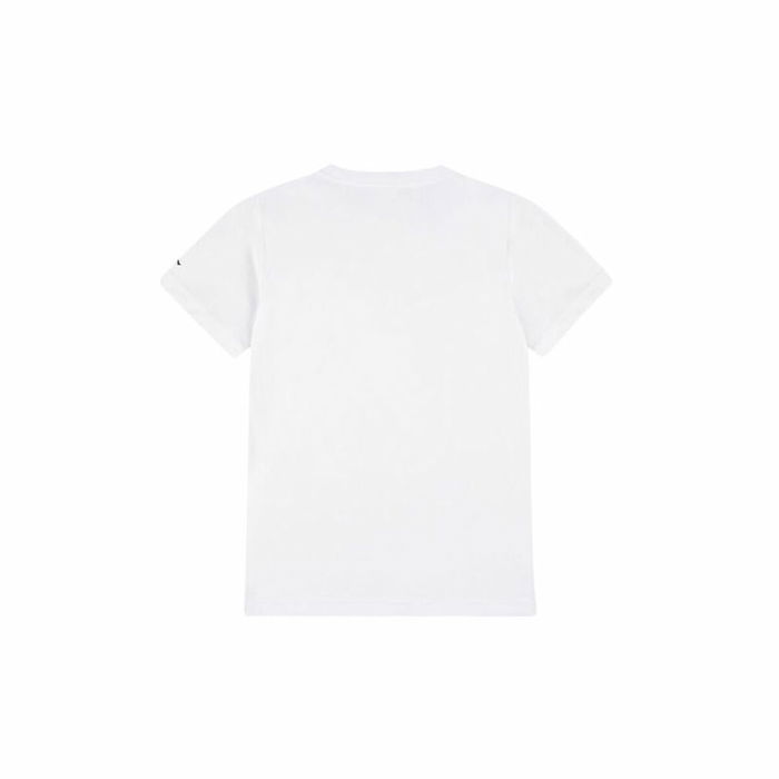 Camiseta de Manga Corta Niño Jordan Jdb Mj Brand Photo Ss Crew Blanco