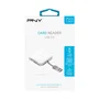 PNY Lector de Tarjetas de Memoria SD y Micro SD USB Plug & Play, Compatible con Windows, Mac y Linux con 1 Año de Garantía